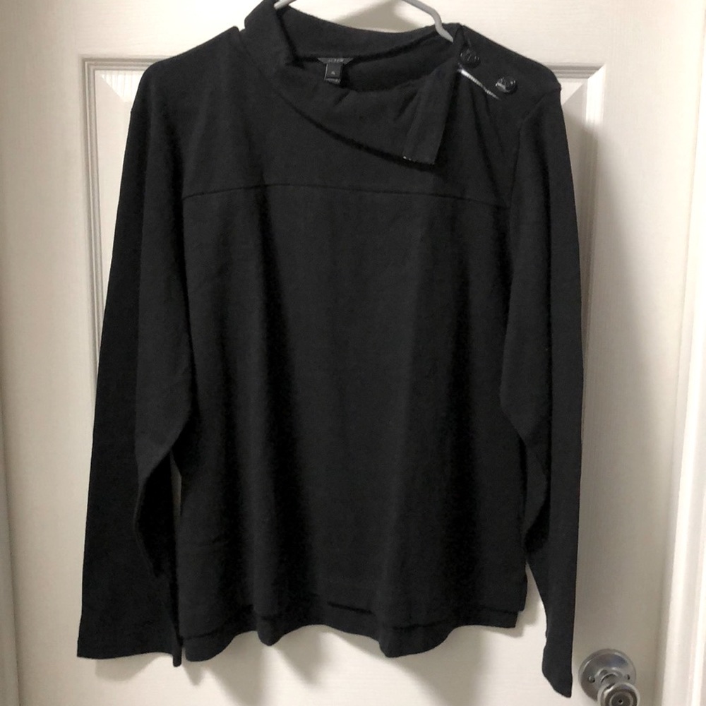 J Crew Lightweight Terry Mockneck
